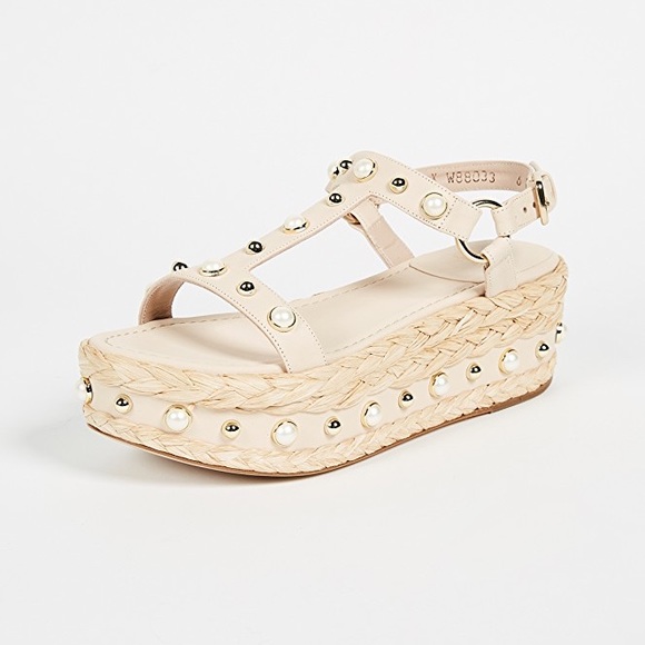 NIB STUART WEITZMAN BE RAFFIA SANDALS 9.5 🔥 - Picture 3 of 6